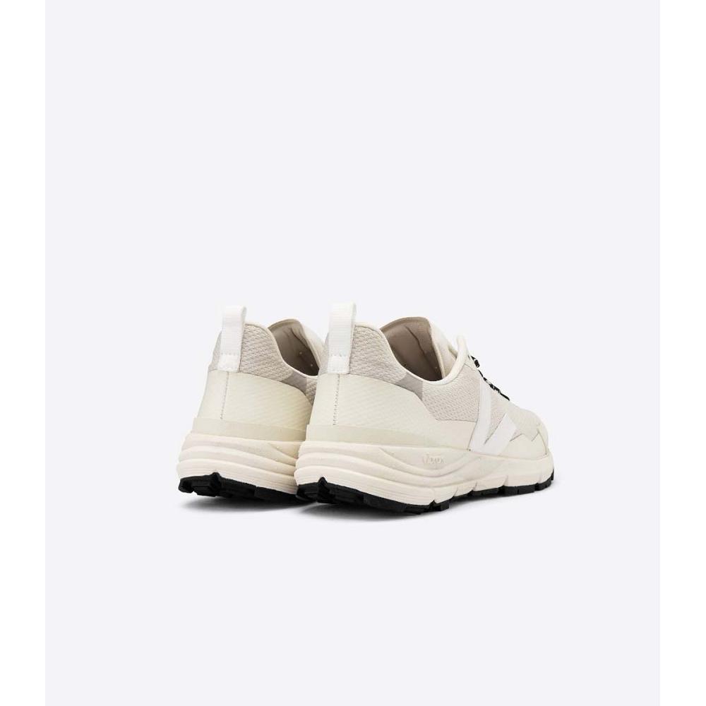 Beige/White Men's Veja DEKKAN ALVEOMESH Running Shoes | AU 138TCE